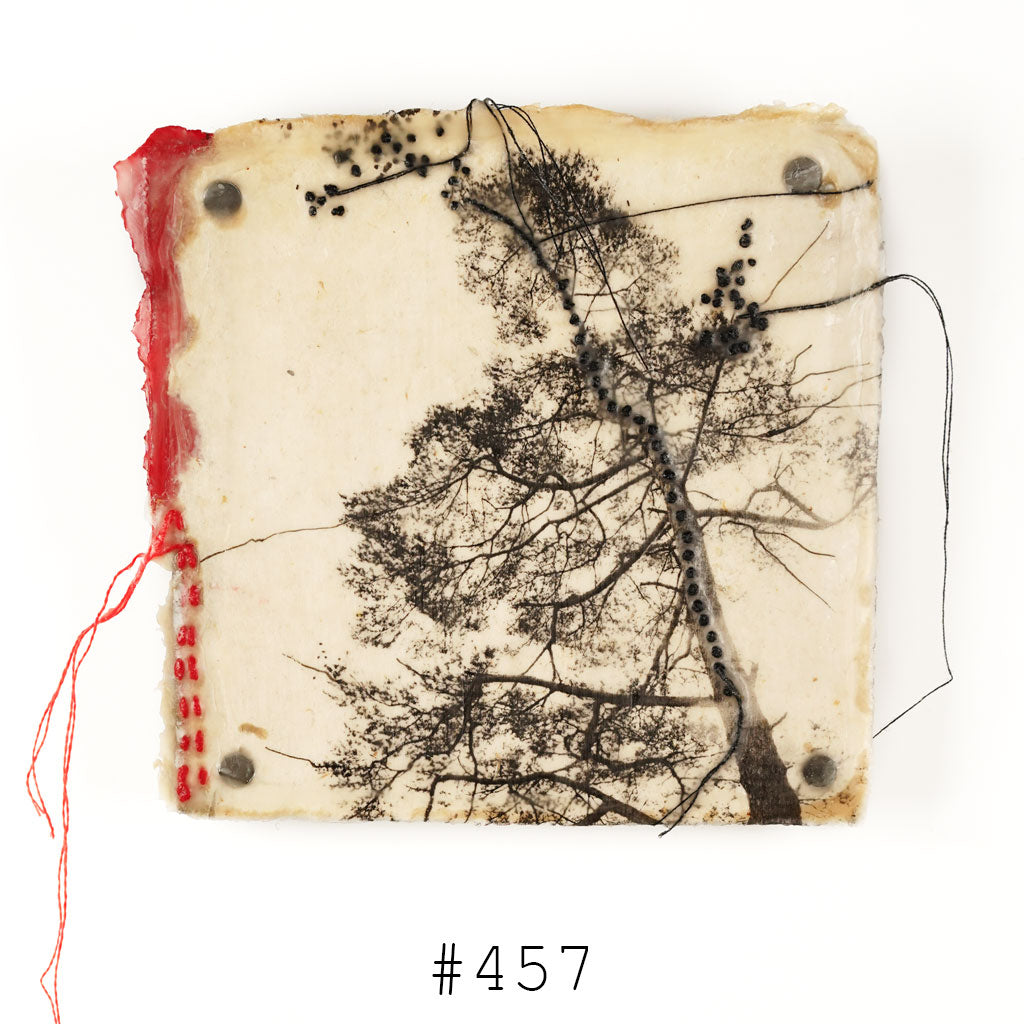 Thought Trails Artist Book in handmade box with unique artwork