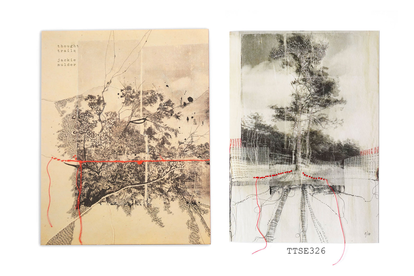 Thought Trails Artist Book Special Edition with fine art print
