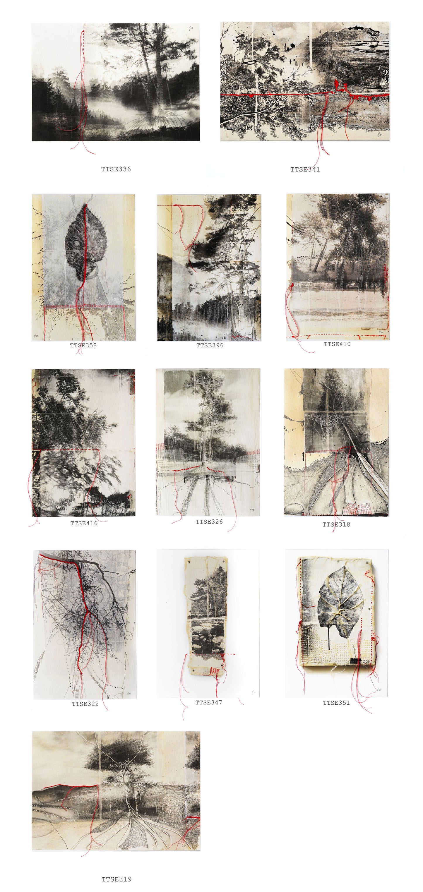 Thought Trails Artist Book Special Edition with fine art print